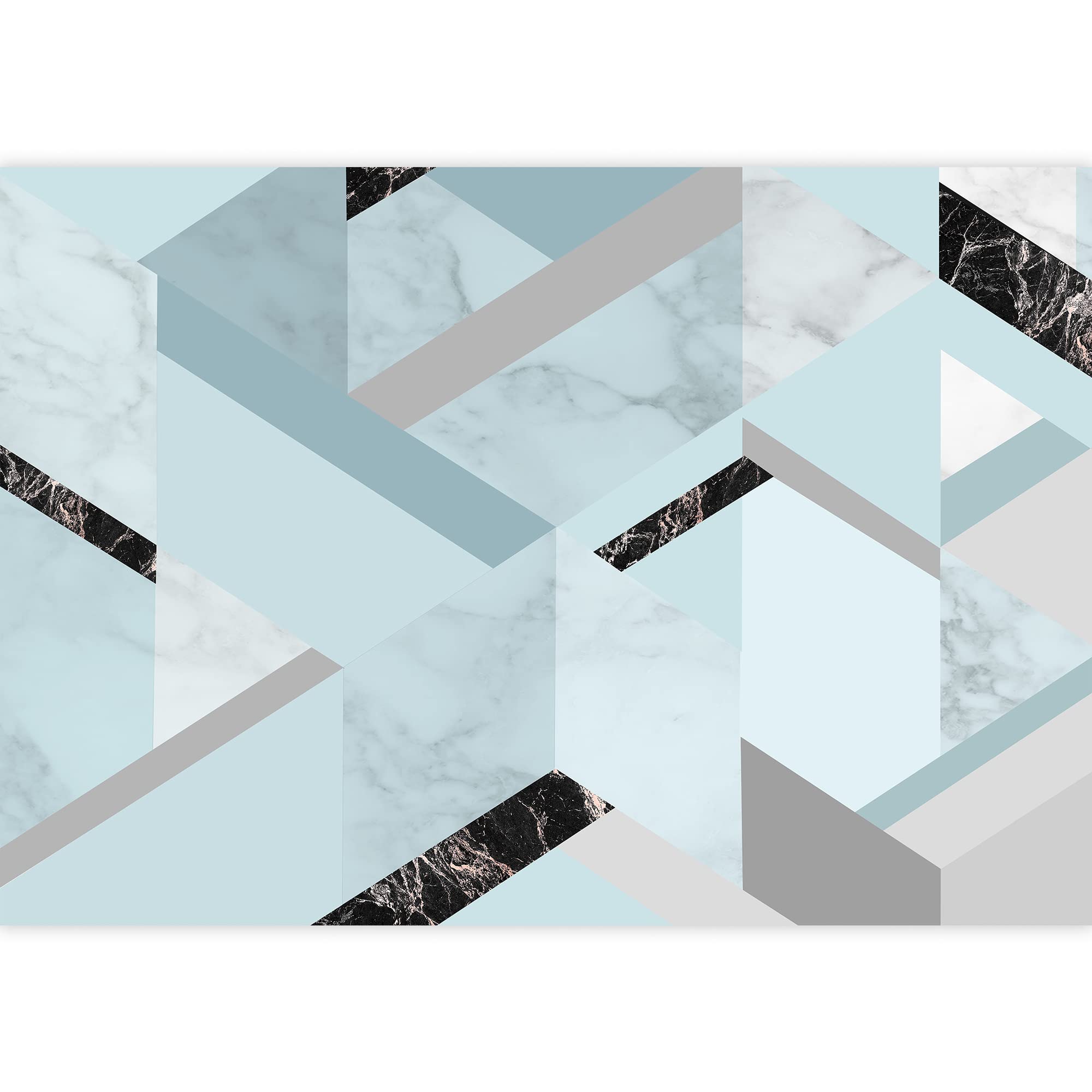 Abstract Geometric Peel and Stick Wallpaper - Removable Wall Mural for Bedroom Decor (100x144 inches) - Perfect for Accent Walls, Nursery, Living Room & Home Office