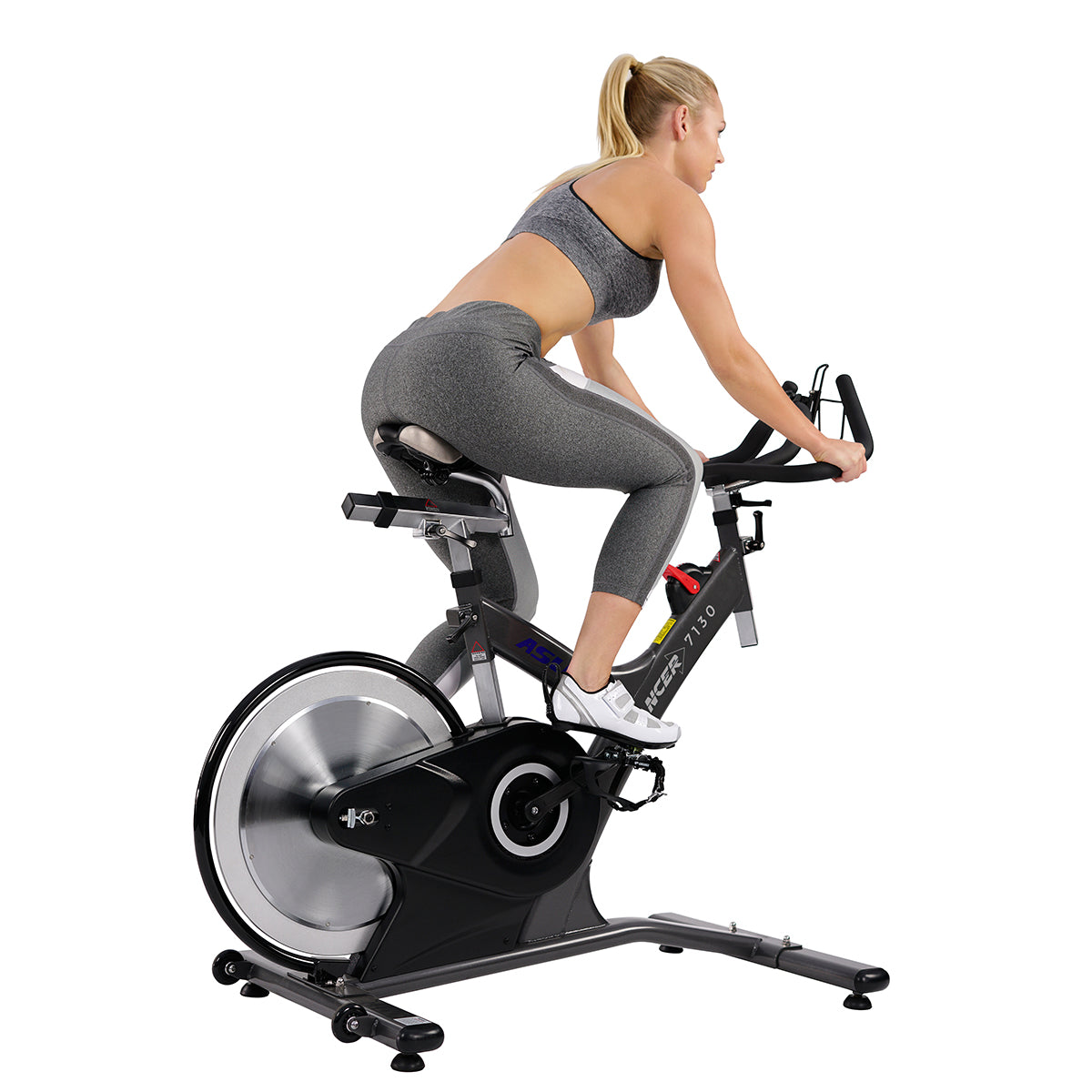 Asuna Lancer Rear Flywheel Commercial Exercise Bike - Heavy Duty Indoor Cycling Bike for Home & Gym Use - Perfect for Cardio Workouts & Weight Loss