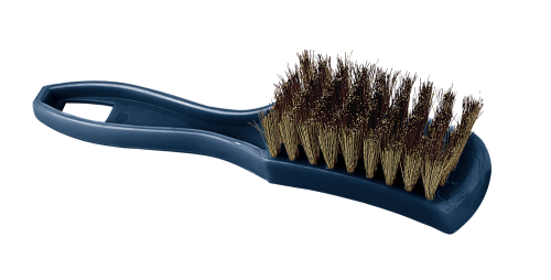 Premium Shoe Brush with Stainless Steel Wire Bristles - Durable Cleaning Tool for Sneakers, Boots & Leather Shoes - Perfect for Home, Gym & Outdoor Use