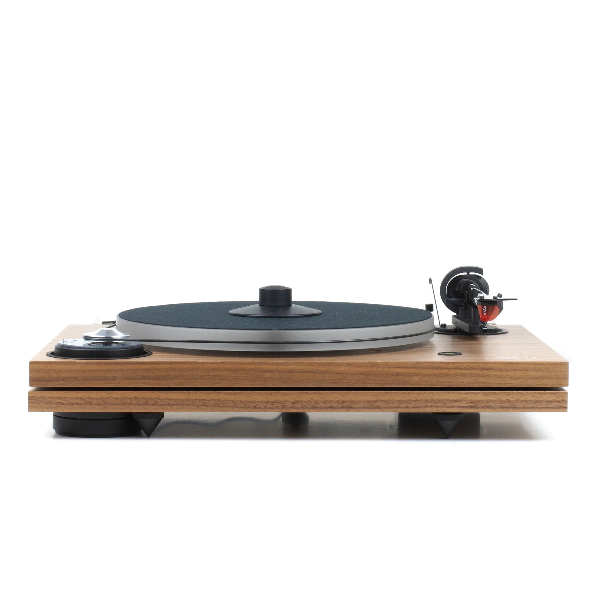 Music Hall MMF 7.3 SE Walnut Wood Turntable - High Fidelity Vinyl Record Player with Belt Drive for Audiophiles & Home Entertainment Systems