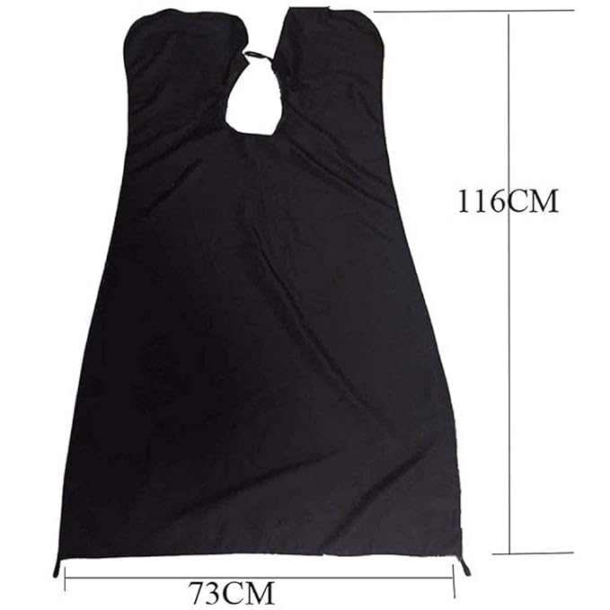 INAAYA Waterproof Hair Cutting Sheet - Professional Salon Hair Dressing Gown & Cape Apron for Men & Women (Pack of 1) - Perfect for Home Haircuts, Barber Shops & Styling Salons