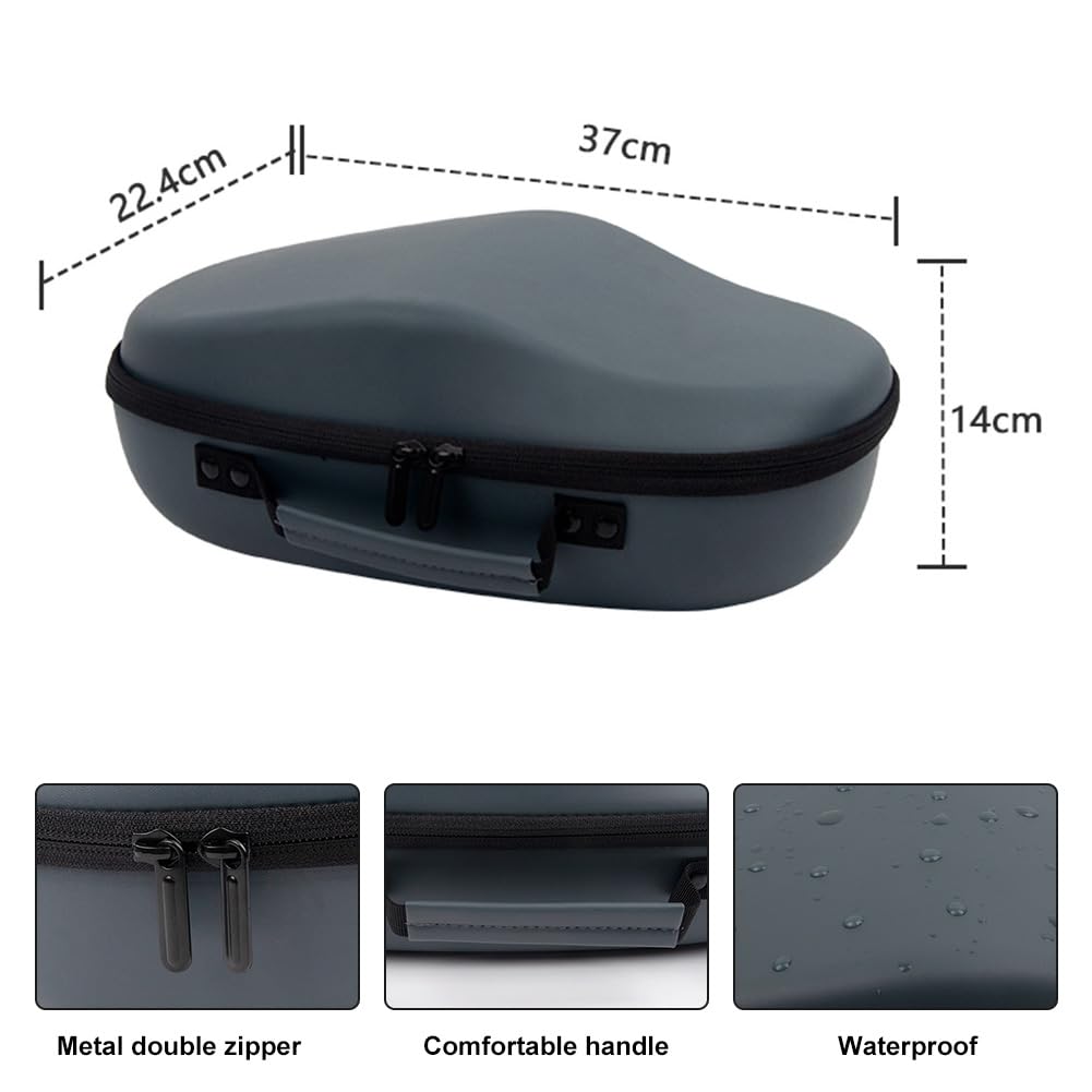 Junerain VR Headset & Controller Travel Case for Meta Quest 3 - Waterproof Shockproof Hard Shell Storage Bag with Mesh Pocket | Perfect for Travel, Home Organization & VR Accessories Protection