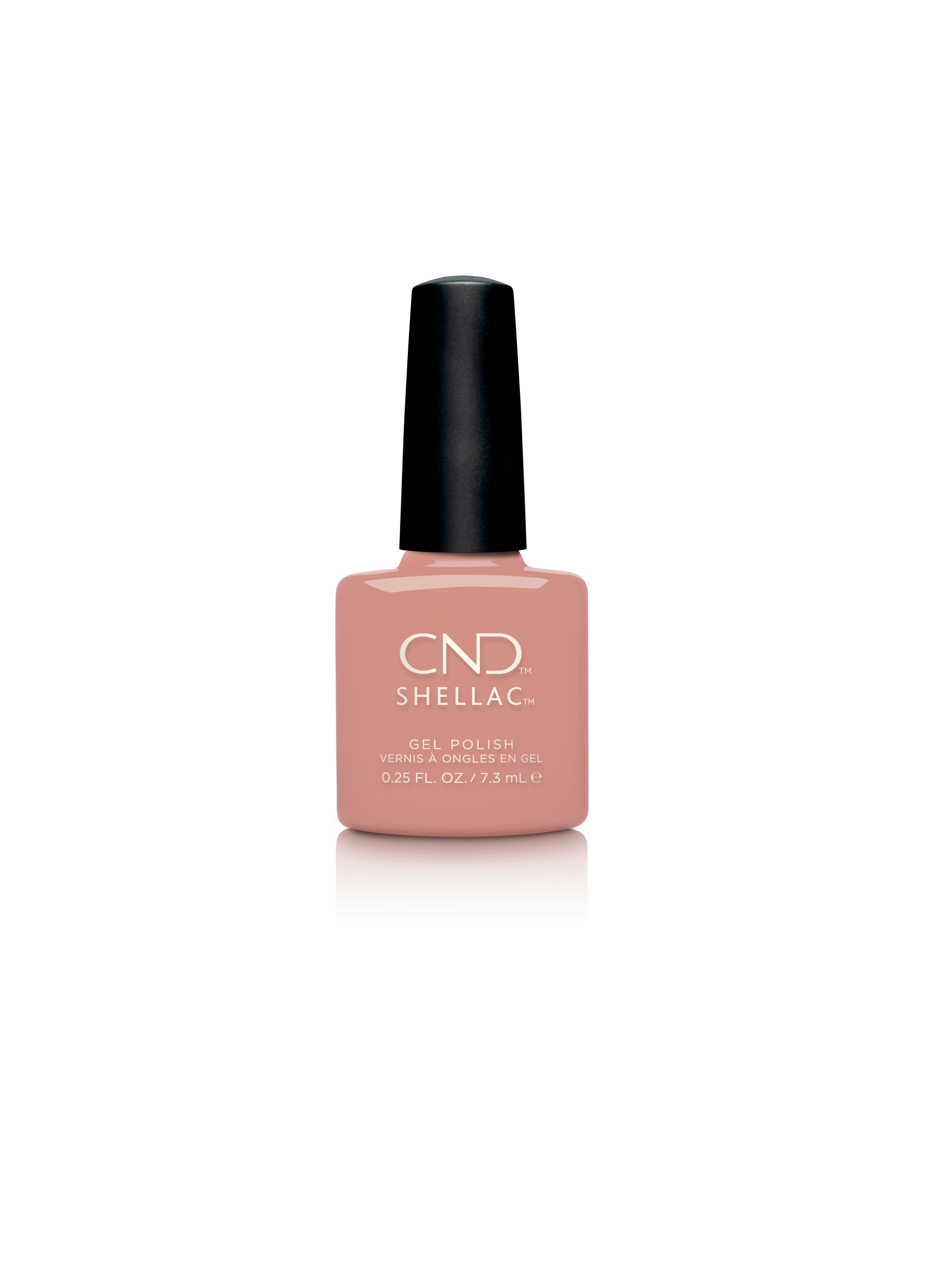 CND Shellac Nail Polish - Toffee Talk 0.25 fl oz - Long Lasting Gel Nail Color for Professional Salon & At-Home Manicures