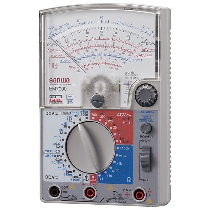 EM7000 Analog Multimeter - High Sensitivity FET Multimeter for Low Capacitance Measurement | Perfect for Electronics Testing, Circuit Repair & DIY Projects