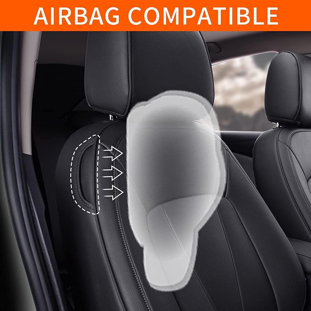 AOMSAZTO Custom Fit Car Seat Covers for Mazda 3 (2014-2018 Models) - Premium Black Full Set Protection - Perfect for Daily Commuting, Road Trips & Pet Protection