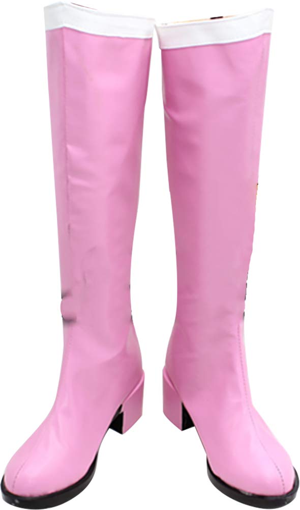 MINGCHUAN Whirl Cosplay Boots for Sailor Moon Chibiusa - Anime Costume Shoes for Cosplay, Halloween, and Themed Parties - Perfect for Anime Conventions and Dress-Up Events