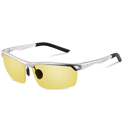 A Silver Frame Yellow Lens