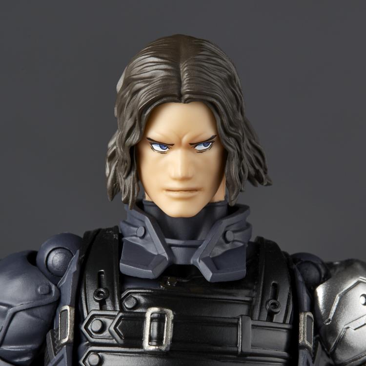 Amazing Yamaguchi Revoltech Winter Soldier Action Figure NR026 - Collectible Marvel Superhero Toy for Display & Play