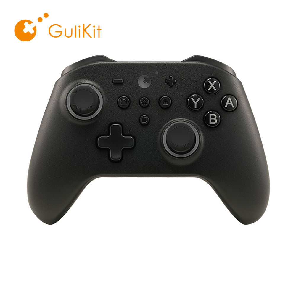 GuliKit KK3 Pro Wireless Bluetooth Controller for Nintendo Switch, PC, Android, Mac OS & iOS - Ergonomic Gamepad with Dual Vibration, Motion Controls & Turbo Function - Perfect for Gaming at Home or Travel (Black) NS38