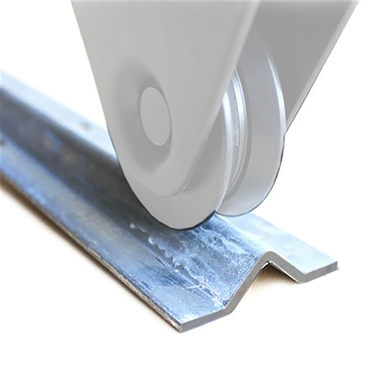 Aleko 12FT Galvanized Steel V Track for Sliding Gate Opener - Heavy Duty & Weather Resistant - Perfect for Driveway, Warehouse & Commercial Property Security