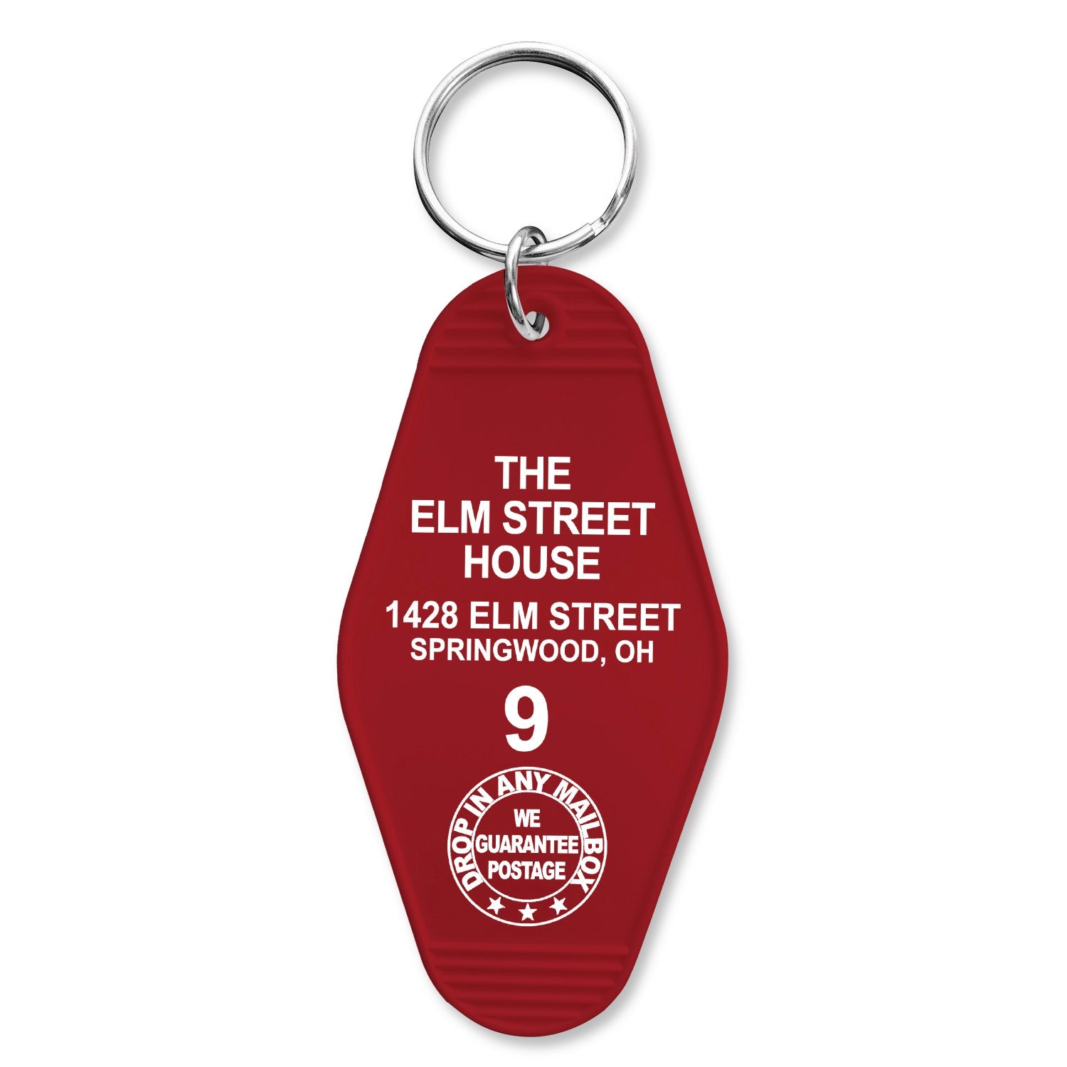 Elm Street Keychain - Durable Metal Key Ring with Custom Engraving - Perfect for Home, Office, and Car Keys Organization