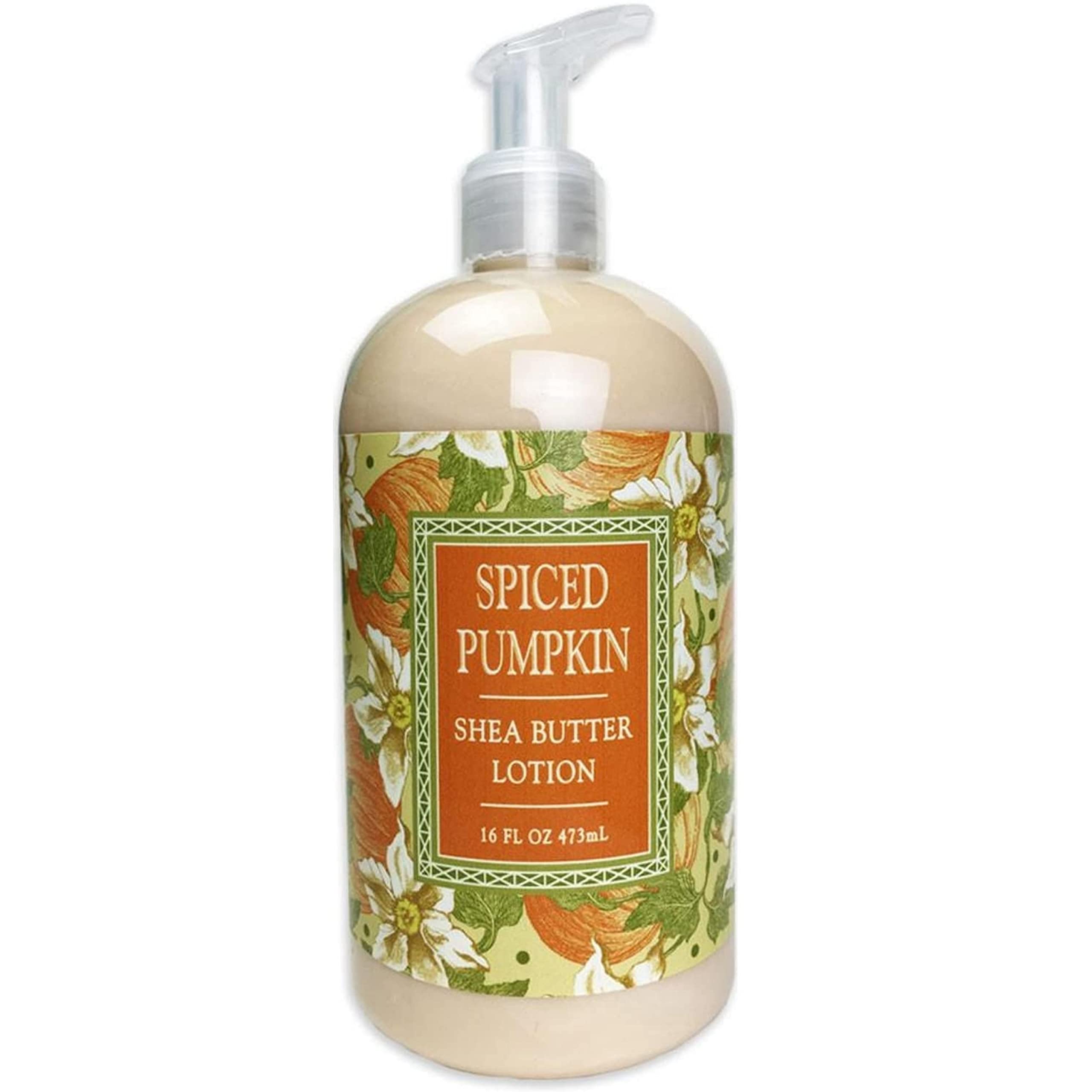 Greenwich Pumpkin Spice Hand Soap & Lotion Set - 16oz Each | Moisturizing Fall Scent for Home, Bathroom & Gift Giving