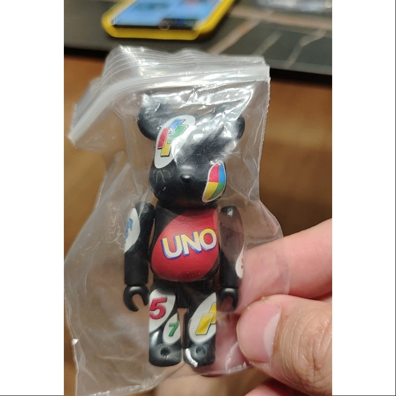 Bearbrick Series 22 PATTERN UNO 100% Collectible Vinyl Art Toy - Limited Edition Designer Figure for Display & Collection - Perfect for Home Decor, Office Display, and Anime Fans Gifts