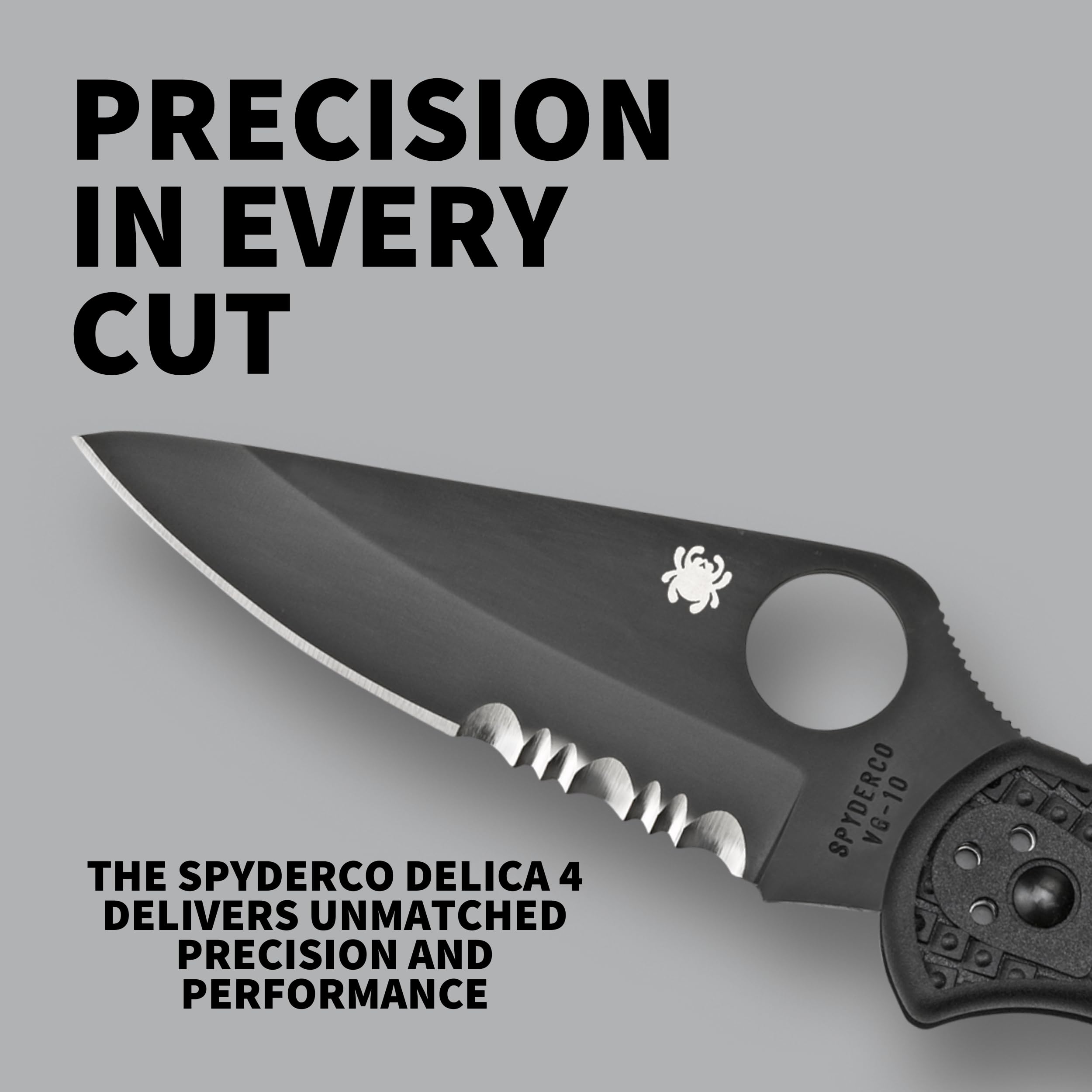 Spyderco Delica 4 Lightweight Folding Knife - 7.15