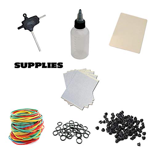 Professional Tattoo Kit - Hildbrandt Machine Gun with Needles, Power Supply & Inks (Coil & Rotary) - Perfect for Tattoo Artists & Beginners - Home Studio & Professional Use