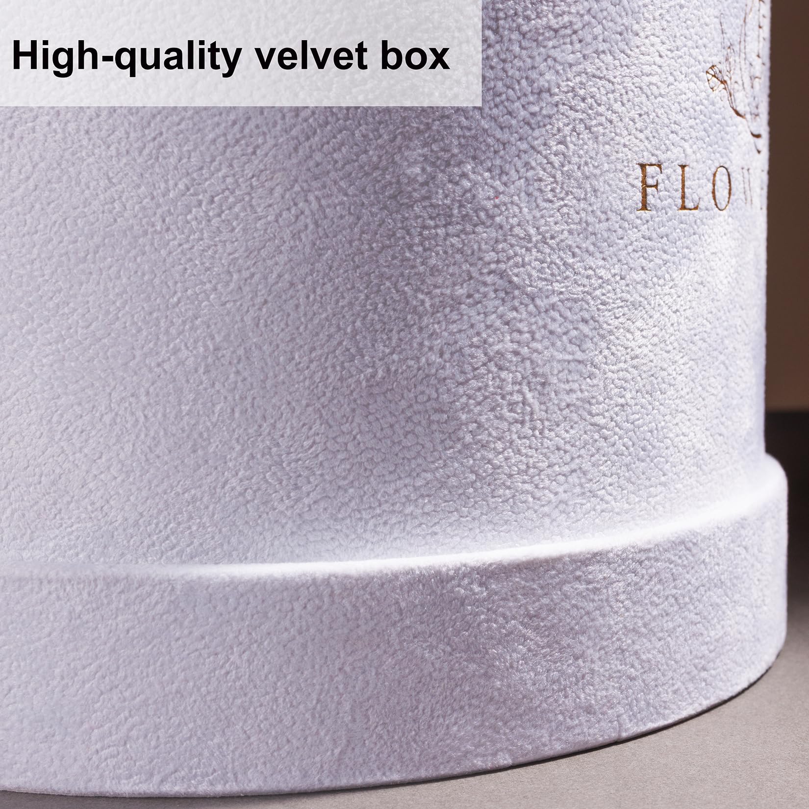 27 Preserved Roses in Luxury Suede Box - Mother's Day, Birthday & Romantic Gifts for Women - Light Pink Floral Arrangement for Home Decor, Wedding Centerpiece & Special Occasions