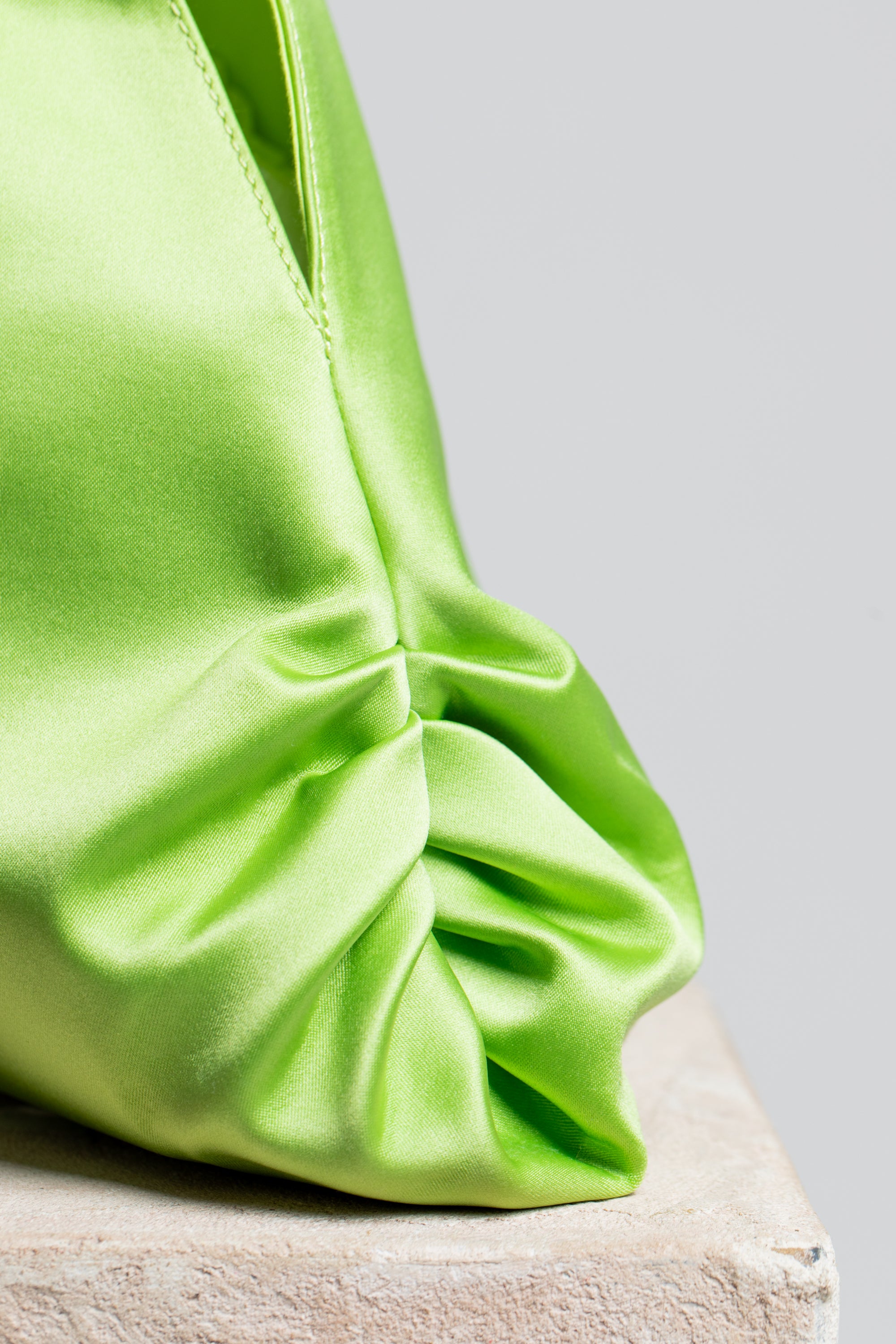 Luxury Buksha Bag in Raso Napoles Satin - Elegant Women's Evening Clutch for Parties, Weddings & Special Occasions