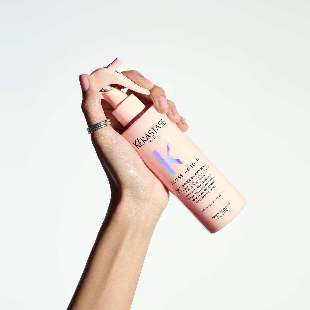 Kerastase Gloss Absolu Anti-Frizz Glaze Milk - Smoothing Hair Serum for Frizz Control & Shine | Perfect for Dry, Damaged Hair & Daily Styling