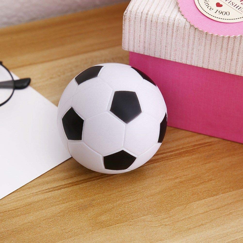 DORUS Soccer Stress Balls - Pack of 12, 2.5 Inch Squeeze Balls for Stress Relief & Hand Exercise - Perfect for Office, Classroom, Sports Training & Anxiety Relief