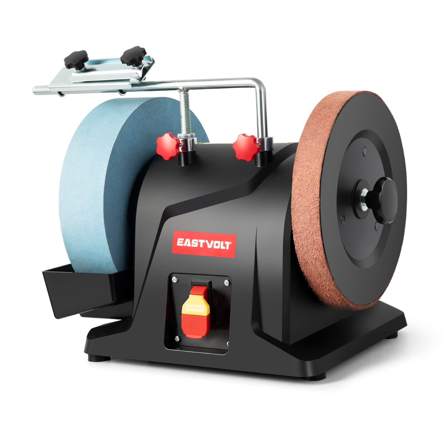 Eastvolt 8 Inch Wet Sharpener - 120RPM Wet Grinding Machine for Kitchen Knives, Woodworking Tools & Chisels | Perfect for Home, Workshop & Professional Use