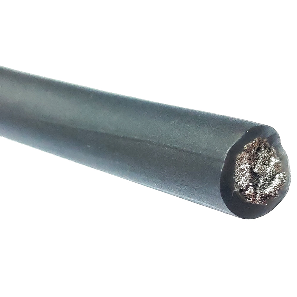 4 AWG 100G 100ft Grey Pure Oxygen-Free Copper Silver Tinned Twisted Wire Spool - Ideal for Car Audio, Solar Power, and Marine Electrical Installations