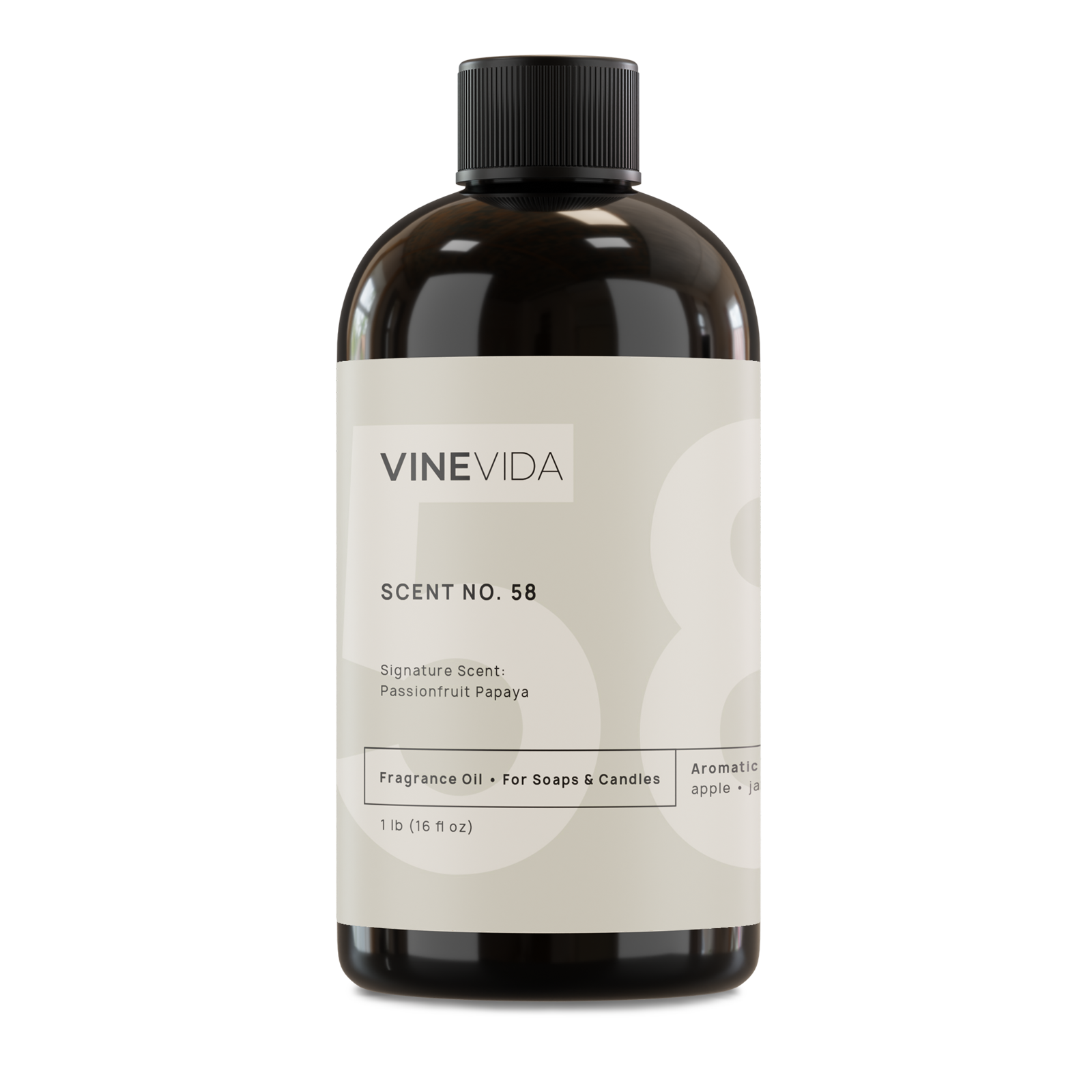 NO. 58 Passionfruit Papaya Fragrance Oil - Premium Scent for Handmade Soaps, Candles, Diffusers & DIY Crafts - Perfect for Aromatherapy, Home Spa & Relaxation