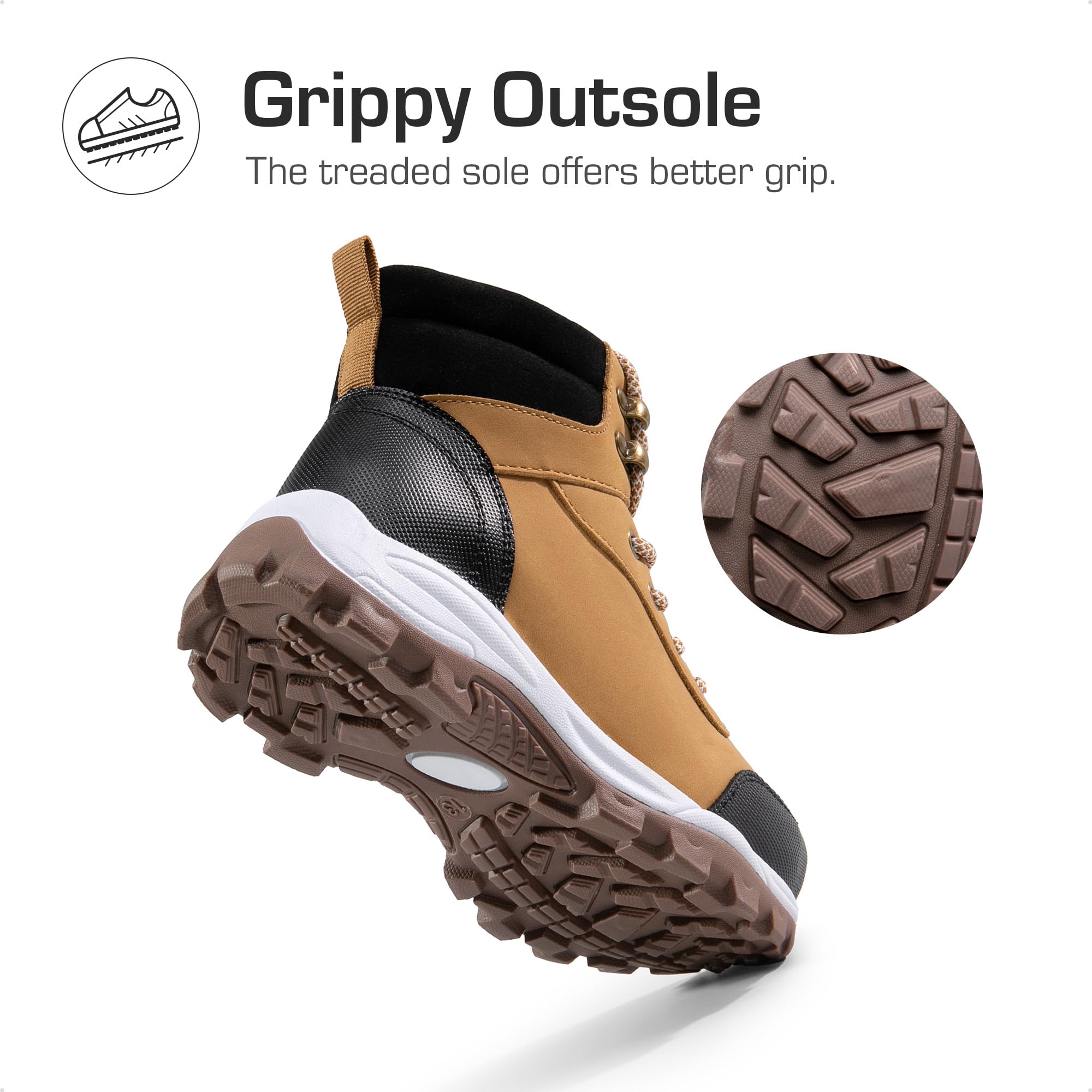 DREAM PAIRS Kids Hiking Boots for Boys & Girls - Lightweight High-Top Outdoor Shoes with Lace-Up Design for Little & Big Kids - Perfect for Hiking, Camping & Outdoor Adventures