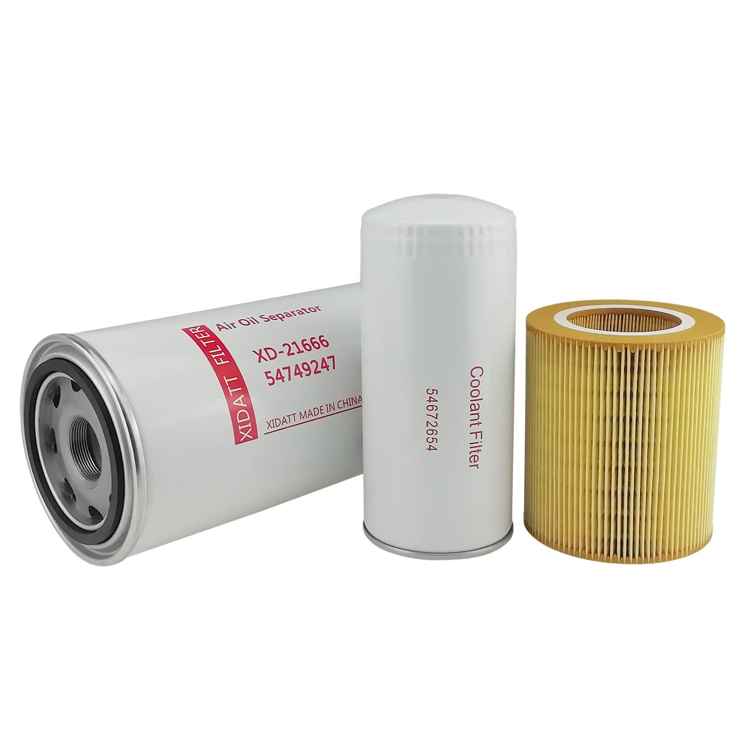 XIDATT Air Oil Separator Filter Kit - Compatible Replacement for Air Compressors | High Efficiency Compressor Filter | Perfect for Workshop, Garage & Industrial Air Tools