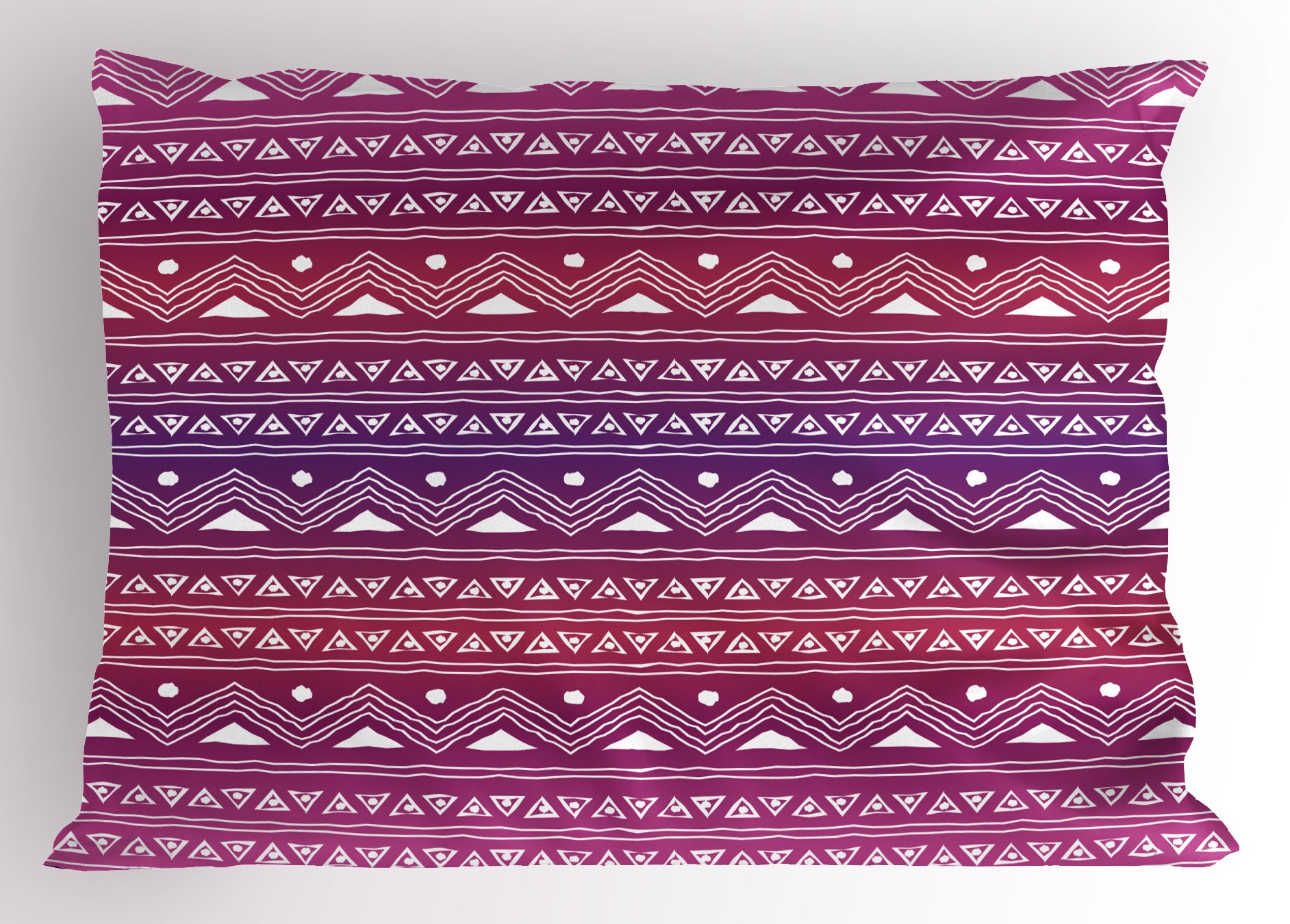 Ambesonne Tribal Geometric Print King Size Pillow Sham 36