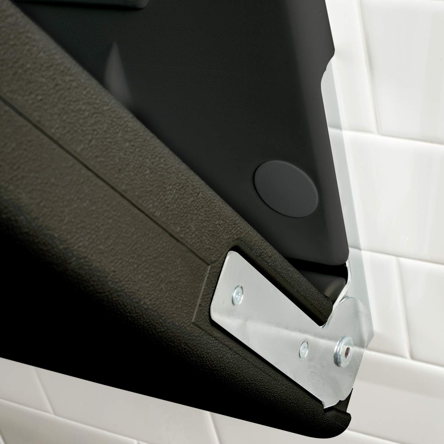 Classic Horizontal Baby Changing Station with EZ Mount Backer Plate | Built-in Liner Dispenser & Adjustable Safety Strap | Surface Mount | Made in USA | Perfect for Nurseries, Daycares & Public Restrooms