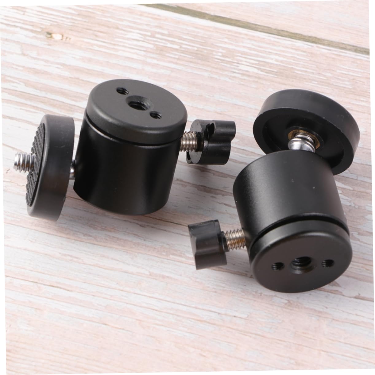 360° Mini Tripod Stand with Ball Head - 2 Pack Compact Camera Tripod for DSLR, Smartphone, GoPro - 1/4