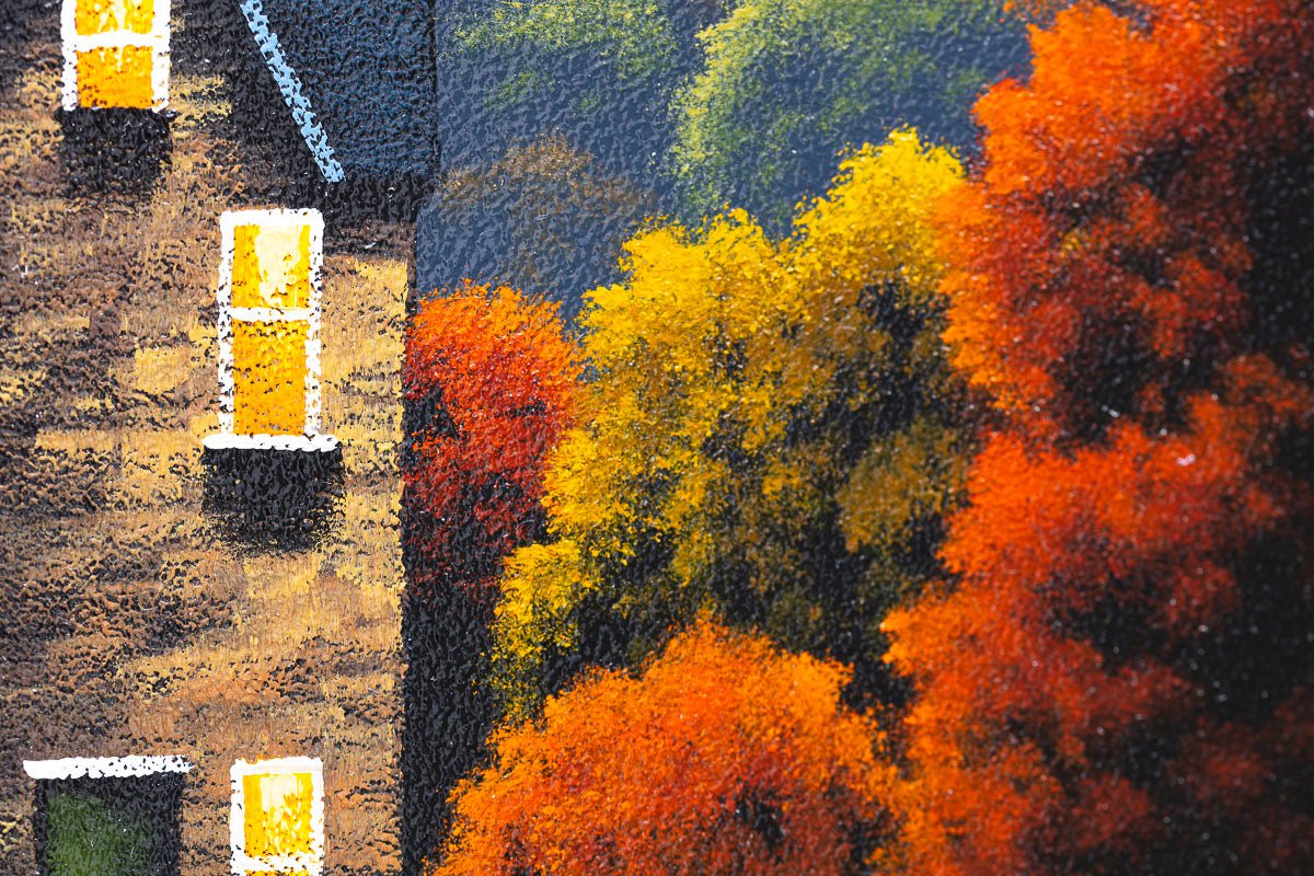Original 'A Home Bursting With Love' Wall Art - Perfect for Living Room Decor, Housewarming Gifts & Cozy Home Aesthetics
