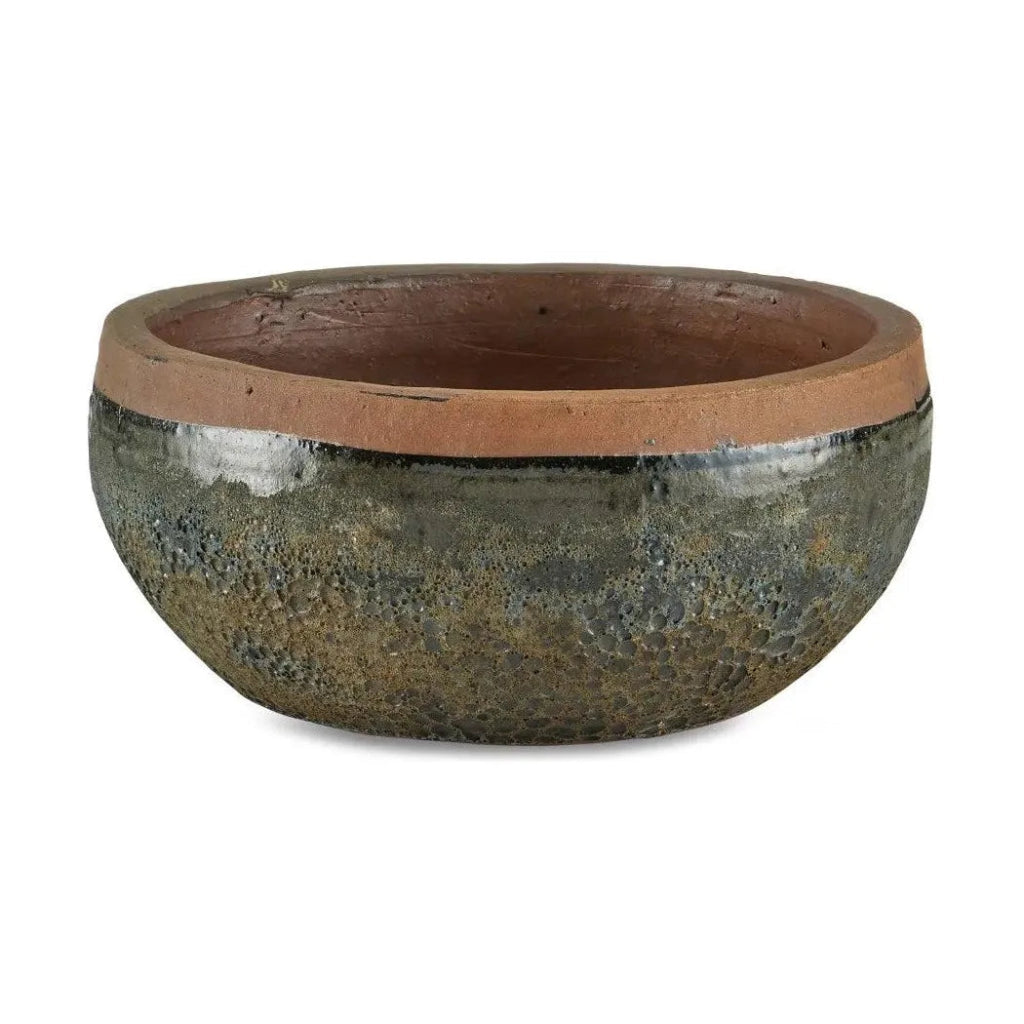 5.5 Inch Lyra Ceramic Black Planter - Modern Indoor Flower Pot for Home Decor, Office Plants, and Succulent Arrangements