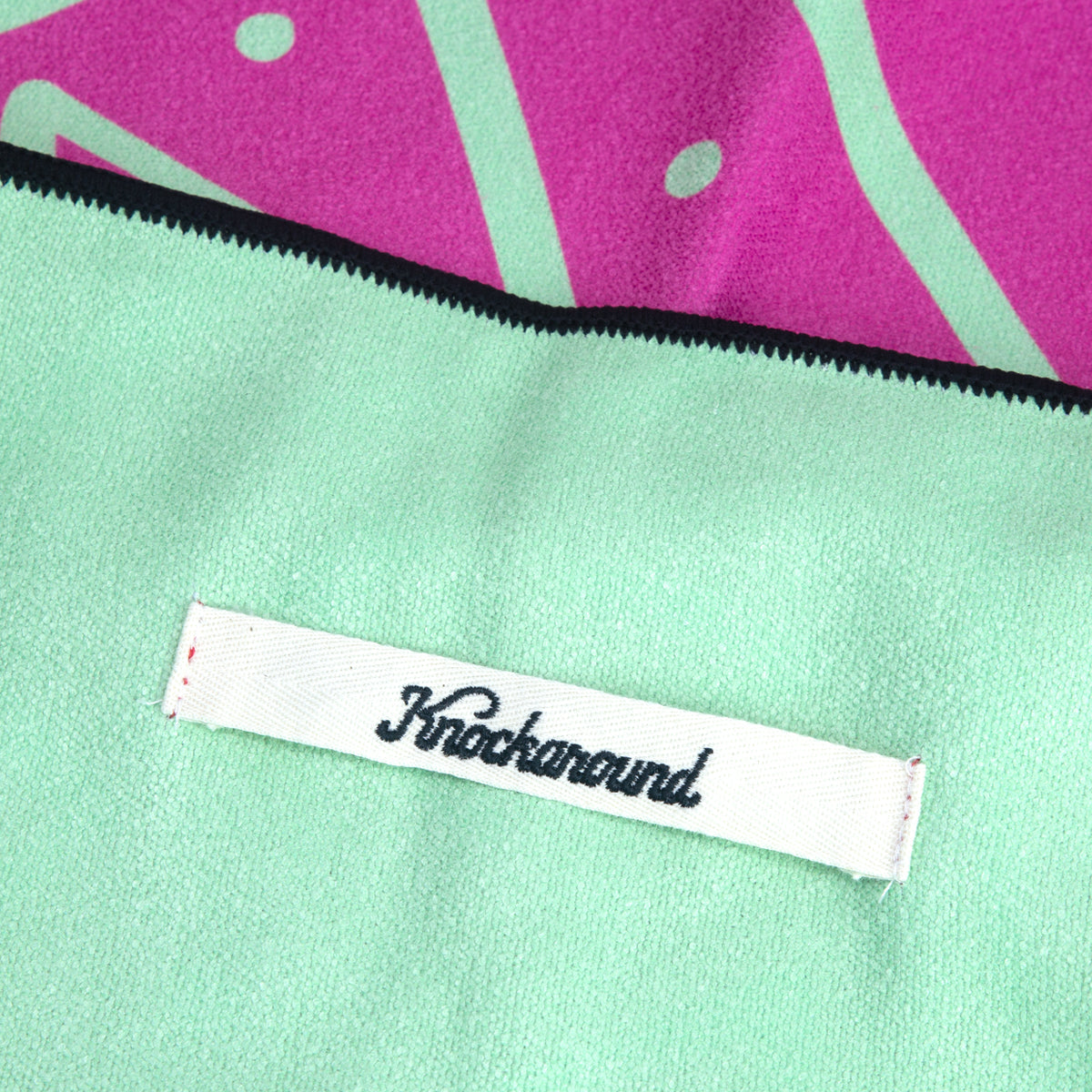 Adventure Towel - Quick Dry & Lightweight Travel Towel in Pink Zigzag Pattern | Perfect for Camping, Hiking, Beach & Yoga