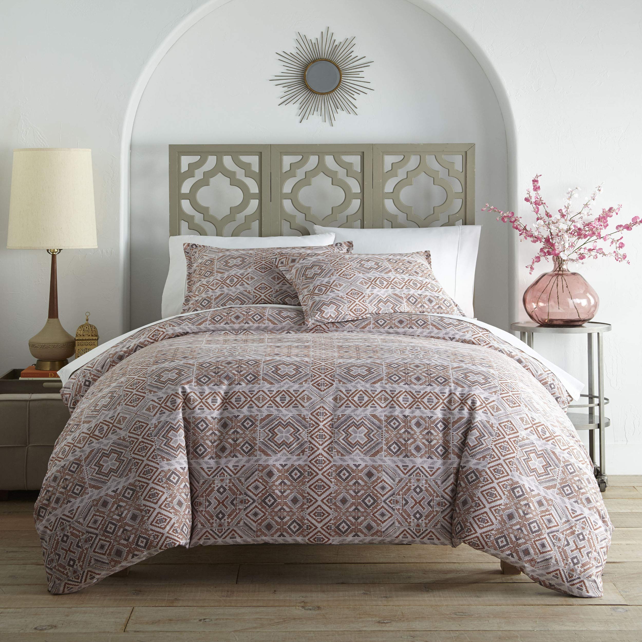 Azalea Skye Chennai Queen Comforter Set - Vibrant Orange Bedding for Cozy Bedroom Decor | Perfect for Master Bedrooms, Guest Rooms & Dorm Essentials