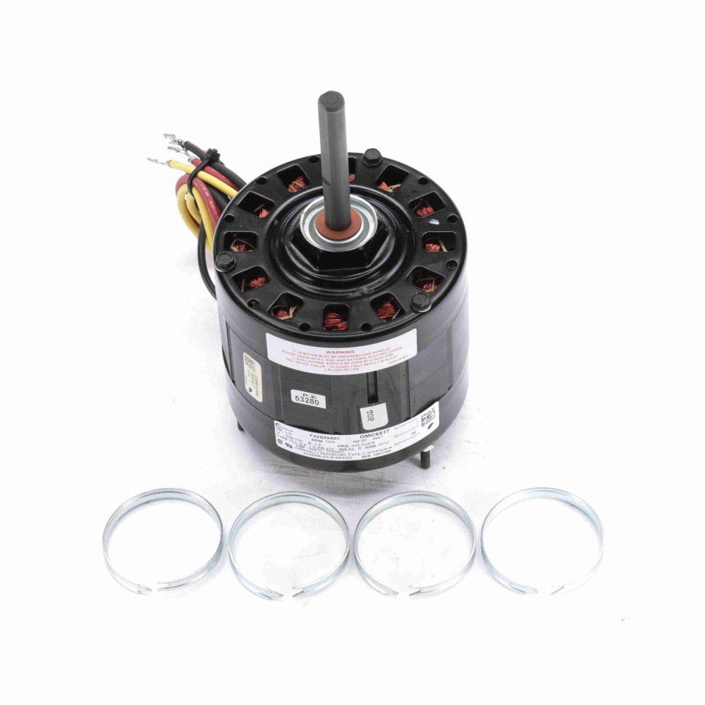 Magic Chef Replacement Motor 1/5 HP, 1075 RPM, 1-Speed, 208-230V AO Smith OMC6517 - Compatible with Refrigerators, Freezers & Commercial Coolers