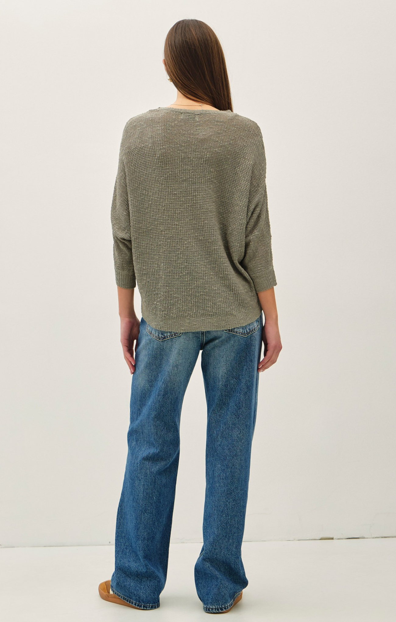 Stylish Penny Long Sleeve Knit Sweater for Women - Cozy Winter Pullover with Ribbed Cuffs | Perfect for Office, Casual Outings & Date Nights