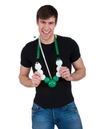 St. Patrick's Day Drinking Necklace - Fun Party Accessory for Irish Pub Crawls & Festive Celebrations