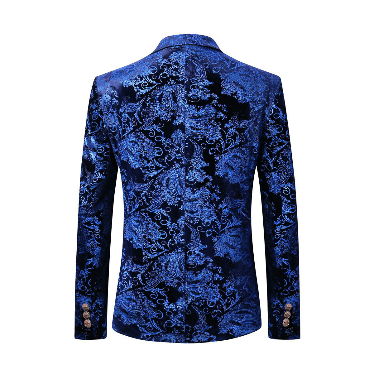 Elegant Blue Floral Blazer Dress for Women - Office Wear, Cocktail Party & Spring Outfits