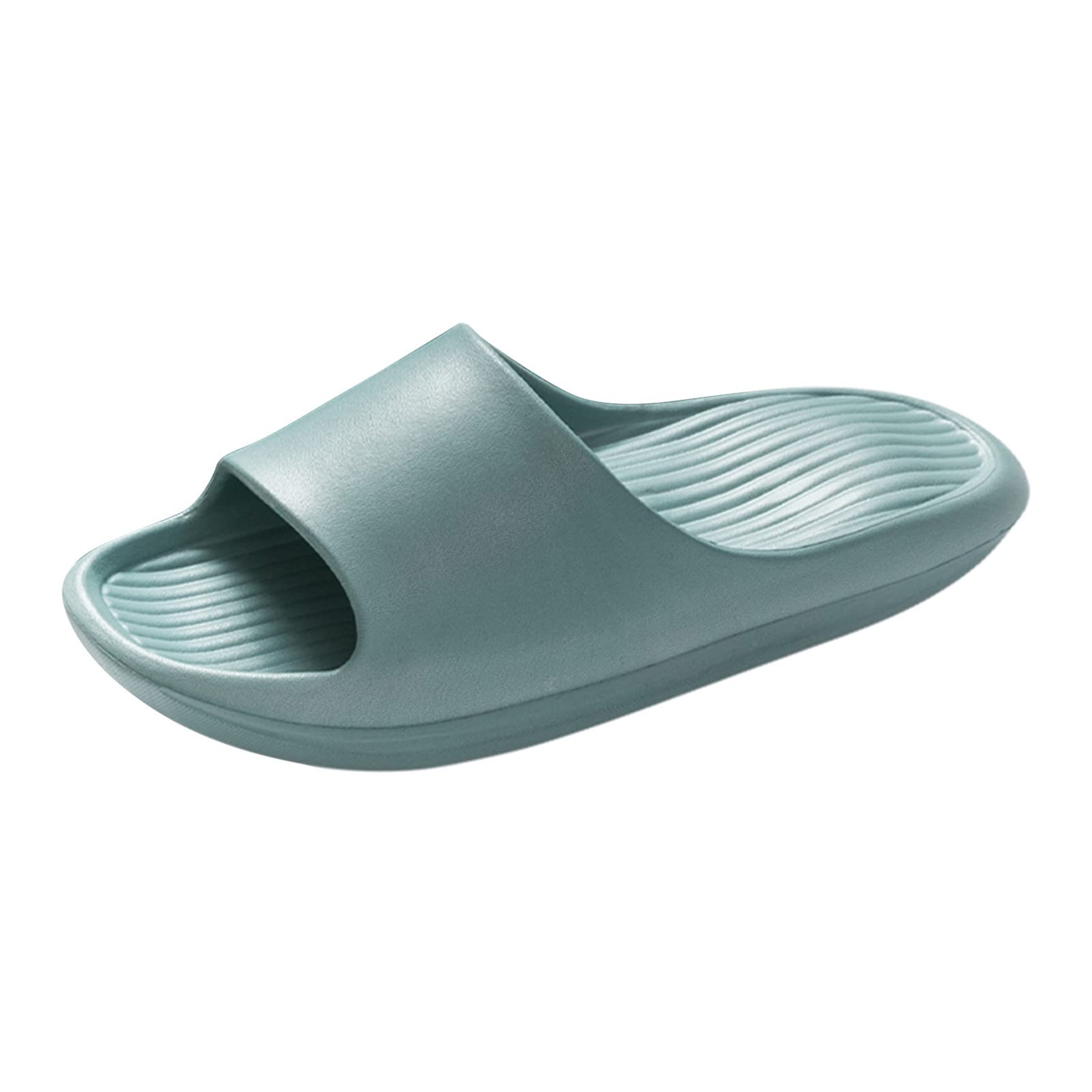Non-Slip Thick Sole Slippers for Men & Women - Comfortable Bathroom & Home Indoor Shoes with Flat Bottom - Perfect for Relaxing, Lounging, and Housewear