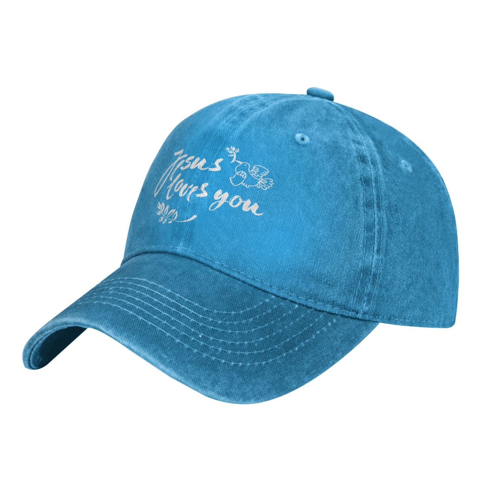 Jesus Cap - 'Jesus Loves You' Funny Baseball Hat for Men & Women - Perfect for Church, Bible Study & Christian Events