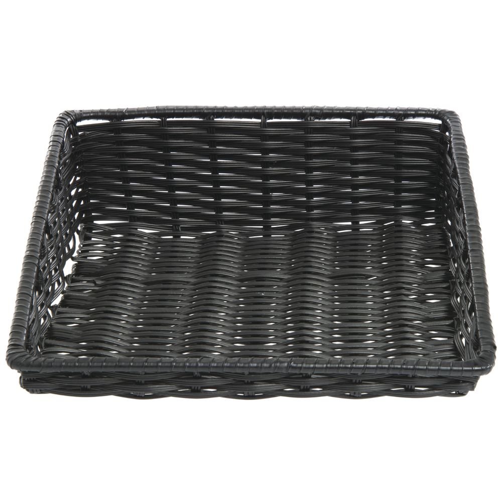 HUBERT Black Tapered Storage Basket - 15.5