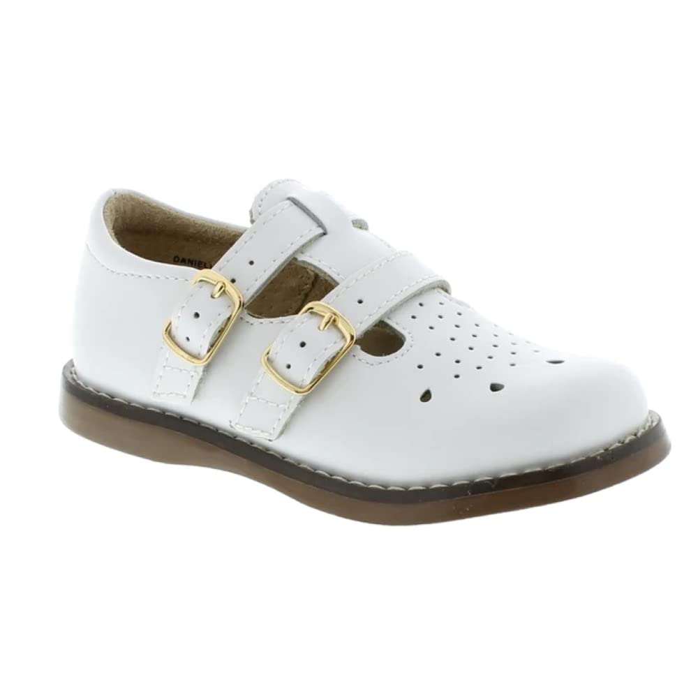FOOTMATES Baby Girls' Danielle 3 Mary Jane Flats - Infant/Toddler/Little Kid Shoes for School, Party & Everyday Wear