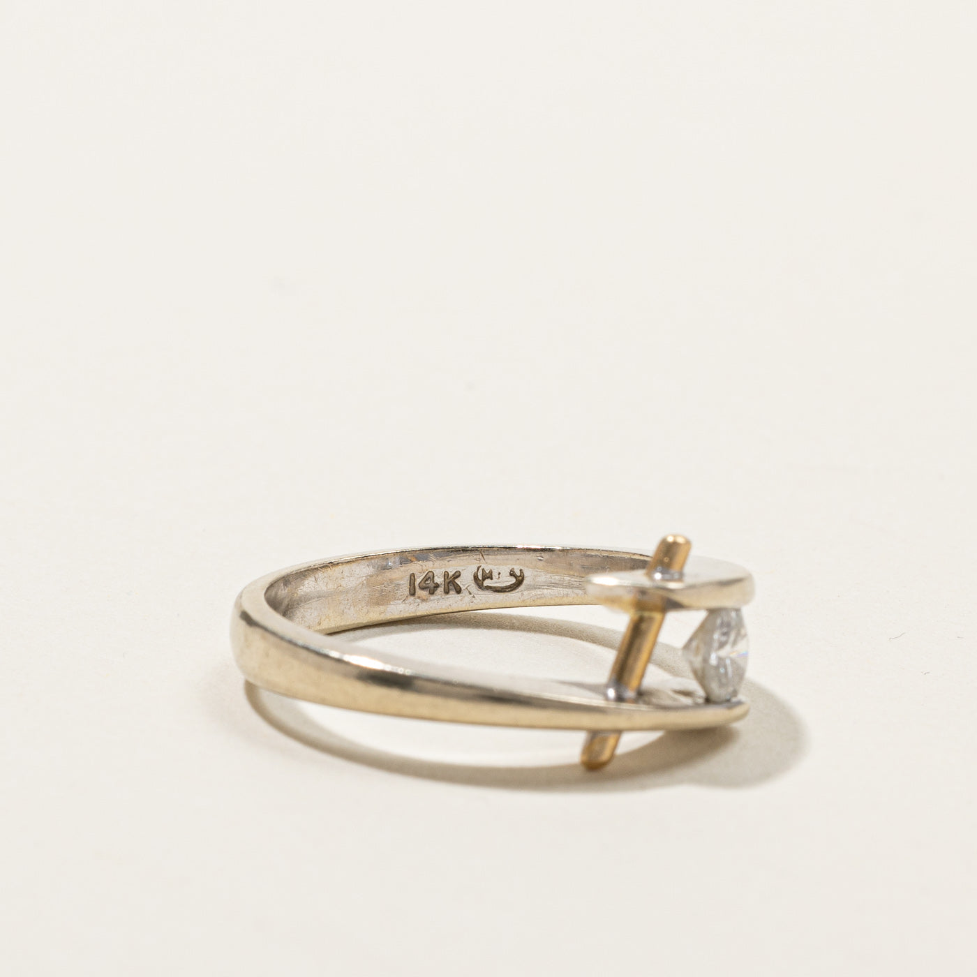 0.26ct Bypass Diamond Ring - Size 5.75 | Elegant Wedding Band, Anniversary Gift for Her | Perfect for Engagement, Proposal & Special Occasions