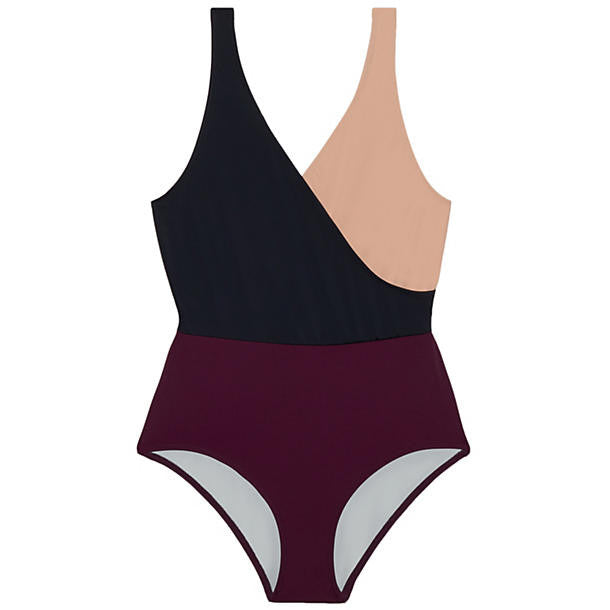 Elegant Ballerina Swimsuit for Women - One Piece Bathing Suit with Ruffles & High Cut Leg - Perfect for Beach, Pool, Vacation & Dance Performances