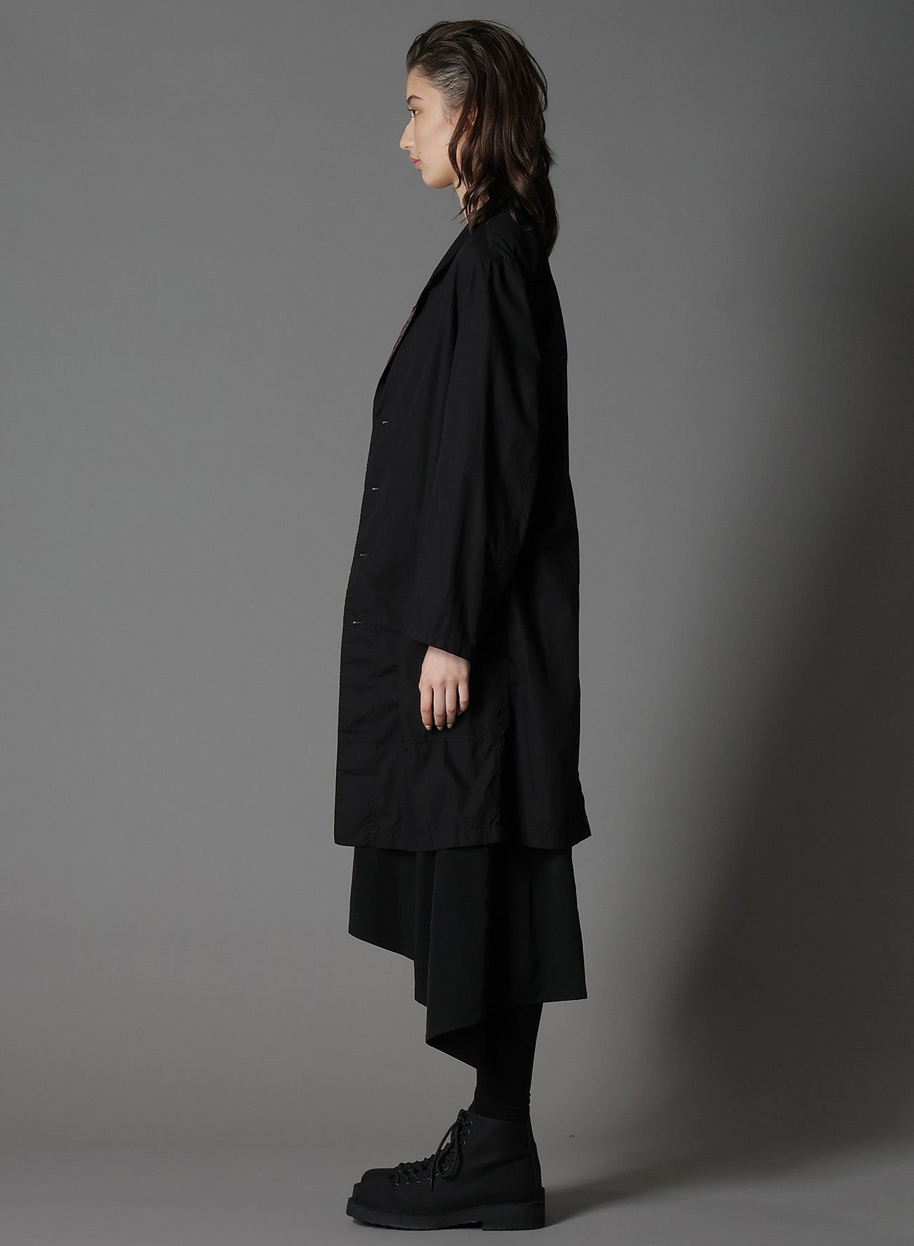 Cotton Broad & Cupra Stripe Long Jacket for Women - Stylish Striped Coat for Fall and Winter Fashion - Perfect for Office, Casual Outings, and Evening Events