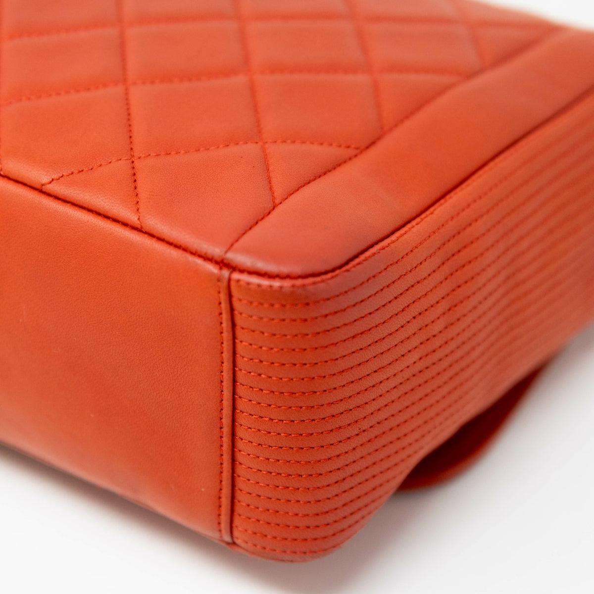 Chanel Red Large Coco Rider Flap Bag - Genuine Leather Designer Handbag for Women | Perfect for Parties, Date Nights & Luxury Fashion Accessories