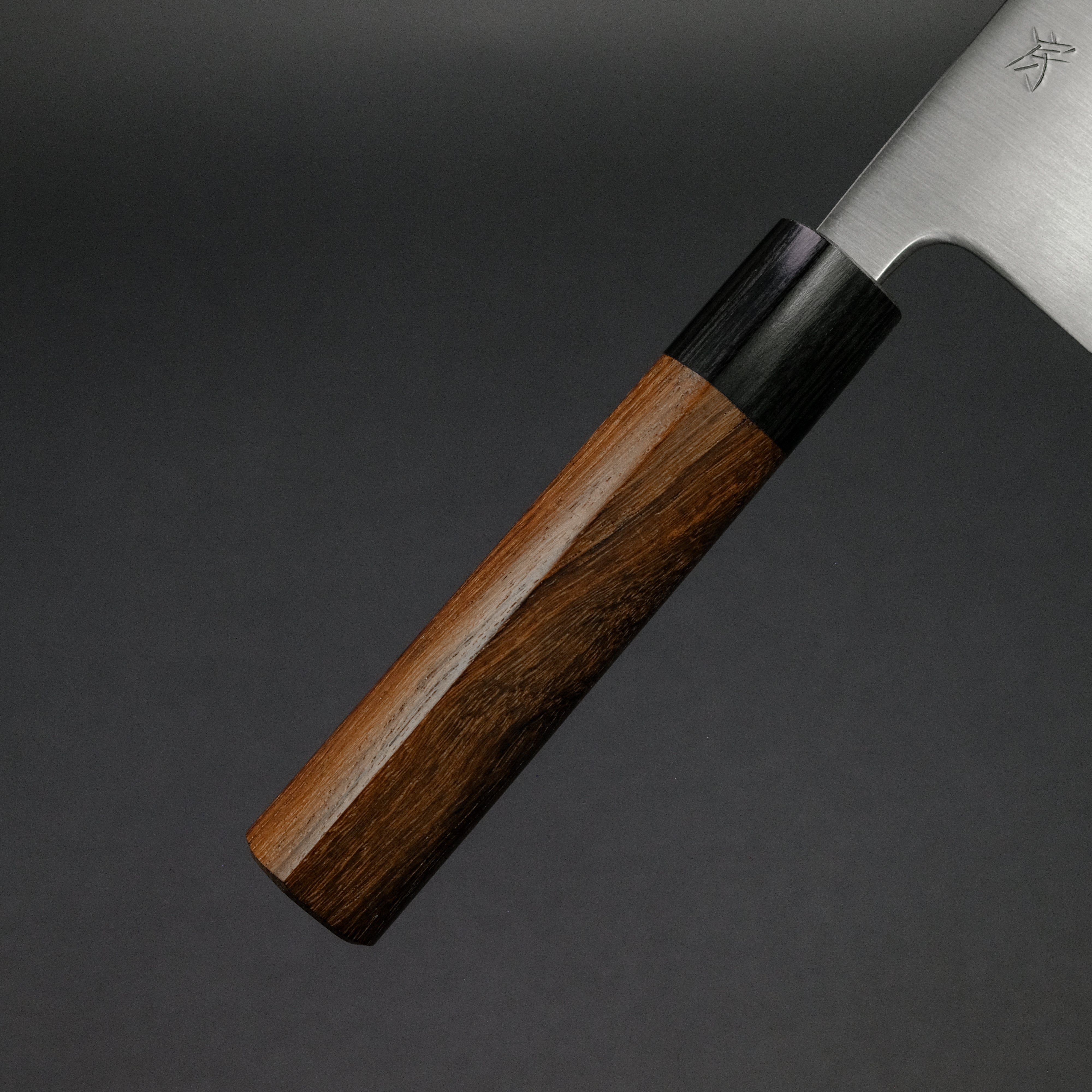 Premium Akifusa Blue Super Santoku Knife 165mm - Japanese High Carbon Steel Blade with Rosewood Handle - Perfect for Slicing, Dicing & Precision Cooking