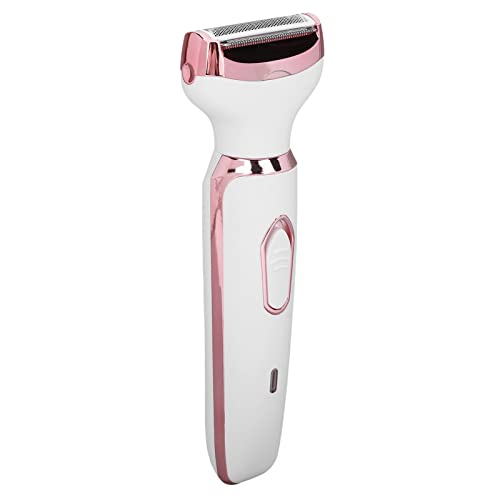 4-in-1 USB Rechargeable Electric Shaver for Women - Waterproof Eyebrow Trimmer & Facial Hair Remover with Stainless Steel Blades - Perfect for Travel, Gym & Daily Grooming Routine