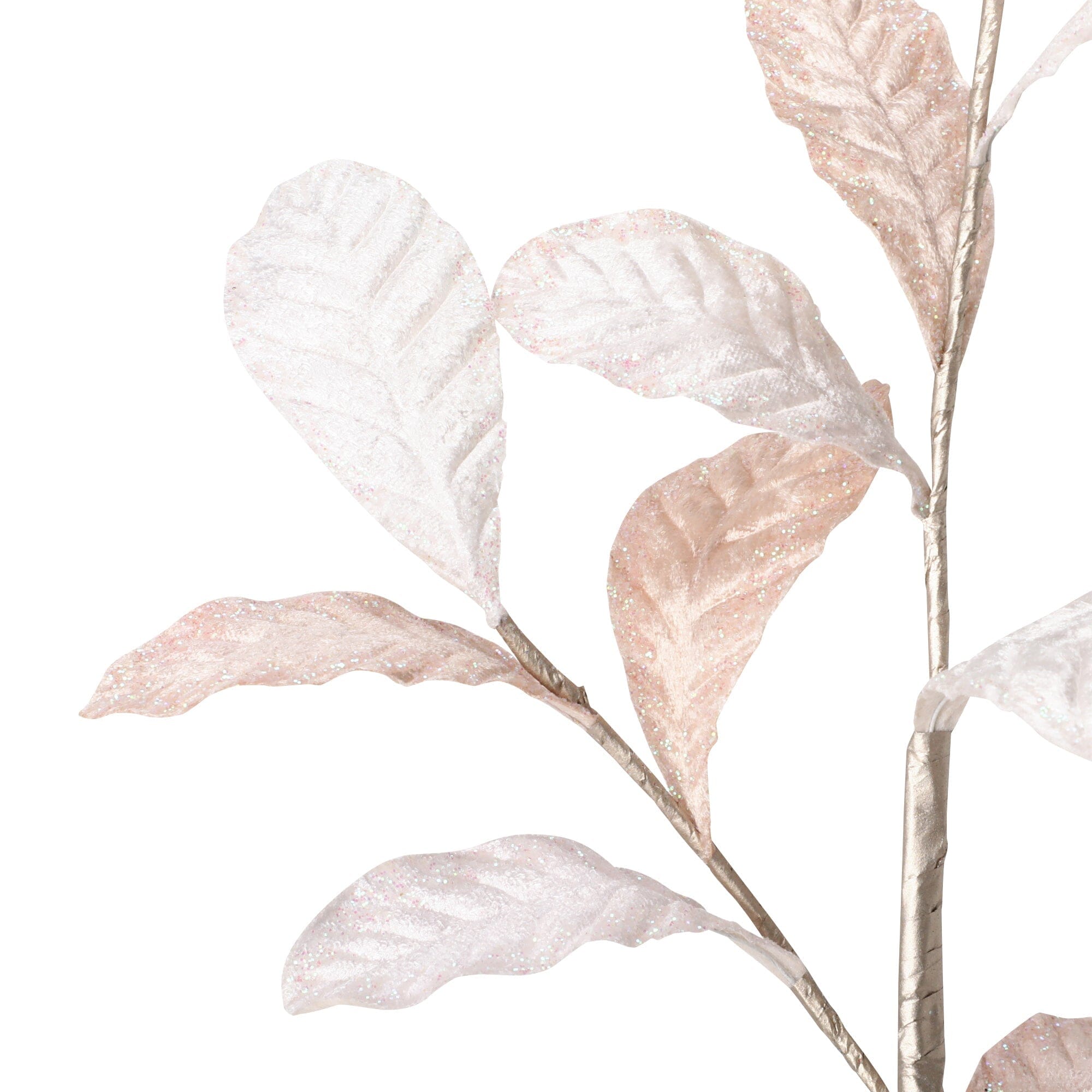 Artificial Velvet Leaf Ivory Plants - Realistic Faux Greenery for Home Decor, Office, Wedding & Event Centerpieces